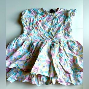 Le Cotonnier Vintage Pastel Floral Dress